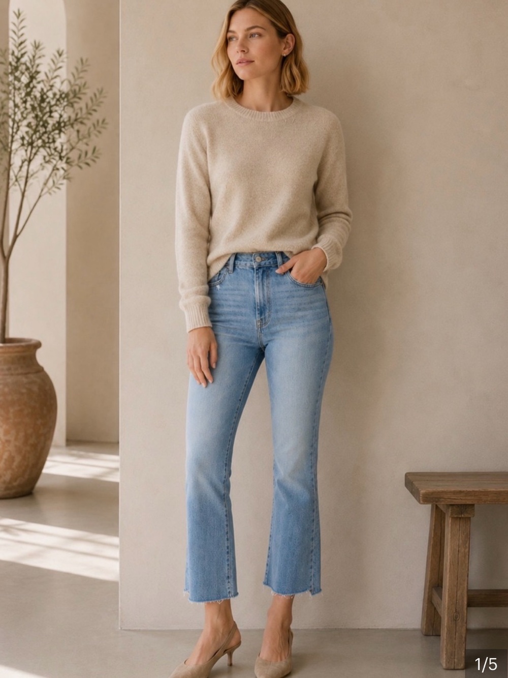 DL1961 Bridget Boot Hi-Rise Instasculpt Crop Jeans, Hulton, size 24 - Picture 13 of 13